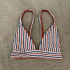 Boys + Arrows Striped Bikini Top